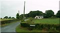 The entrance to Drumascamph Road near Rathfriland