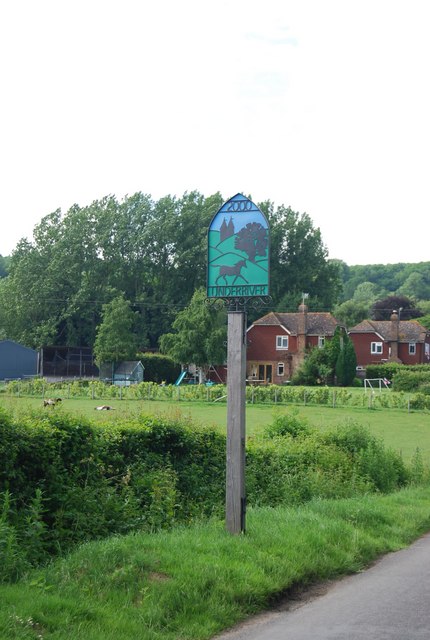 Village sign, Underriver