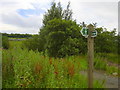 Footpath Sign at Duckworth Clough