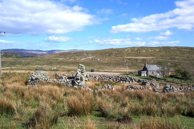 Balliemore cottage at road end