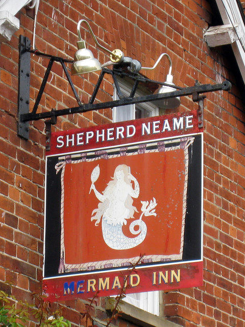 The Mermaid sign
