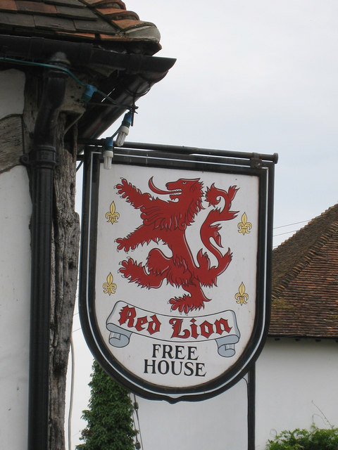Red Lion sign