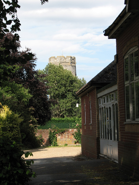 The tower of Holy Trinity church, Bungay