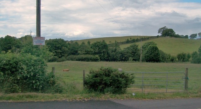 Drumlins east of the Bann near Lenish Bridge