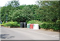 Recycling bins, Bowthorpe Centre