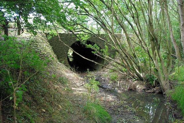 Channels Brook - Culvert Under The A264 © Robin Webster Cc-by-sa 2.0 