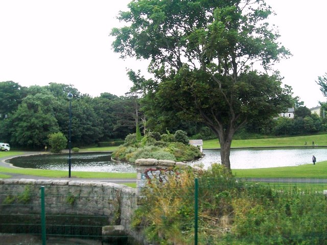 Ornamental lake in Blackrock Park