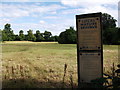 Upper Spring Lane entrance to Parliament Piece nature reserve