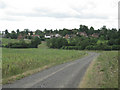 Snitterfield from below Lodge Farm