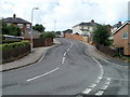 Newport : The Moorings climbs towards Caerleon Road