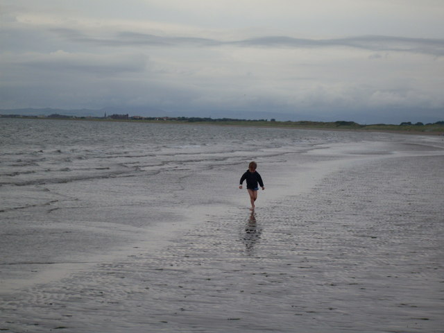 Enjoying a cold and lonely beach day - Prestwick