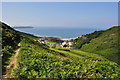 Combesgate Valley looking towards Combesgate Beach