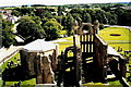 Elgin Cathedral in ruins