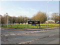 Festive corner, Ty Coch Way, Cwmbran