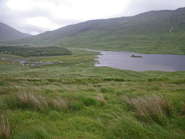 Crannog in Loch Sguabain