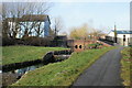 Canal steps on south side of Two Locks Road, Cwmbran