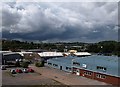 Dark sky above Woodland Trading Estate