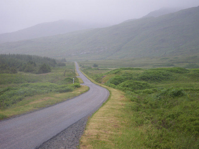 Inviting journey along the A849 Road
