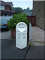 Cast iron mile post, London Road, Ware