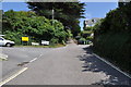 The junction of Sandy Lane with Sunnyside Road (left) and Springfield Road (right)