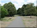 TQ1473 : River Crane walk and cycleway, Twickenham by David Hawgood