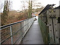 Footbridge across the Afon Lwyd, Cwmbran