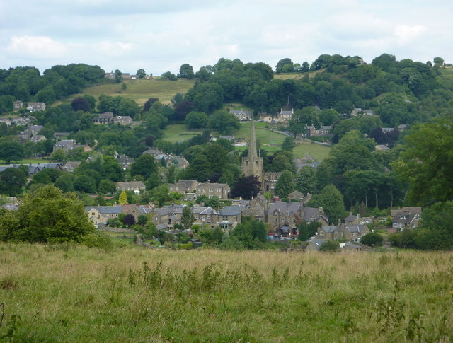 Ashover village from the south © Andrew Hill :: Geograph Britain and ...