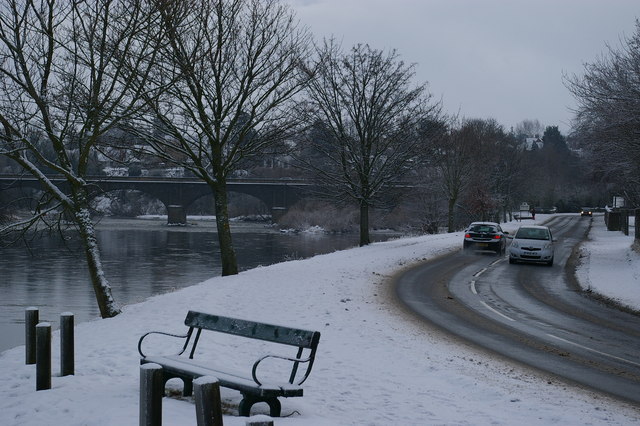 Rennie Bridge Kelso on a winters day.