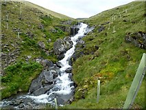 NY3027 : Waterfall, Roughten Gill by Michael Graham
