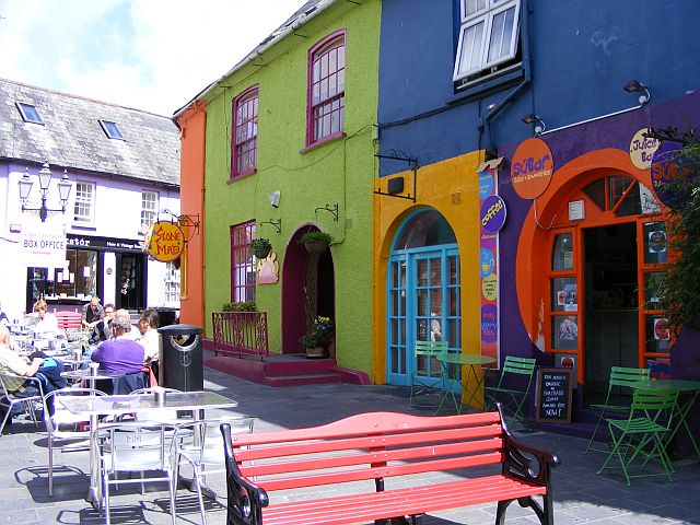 Colourful premises, Kinsale - Town Plots Townland