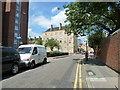 Looking north-west in Frazer Street