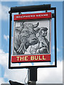 TQ4121 : The Bull sign by Oast House Archive