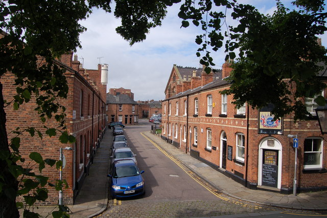 Albion Street from Chester's ancient... © Roger Davies :: Geograph ...