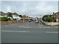 Looking across Brighton Road towards Thalassa Road