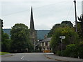 Church, Pub and skip