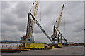 Cranes at MIR Steelworks, Newport