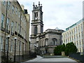 NT2474 : St Stephen's Church from Fettes Row by kim traynor