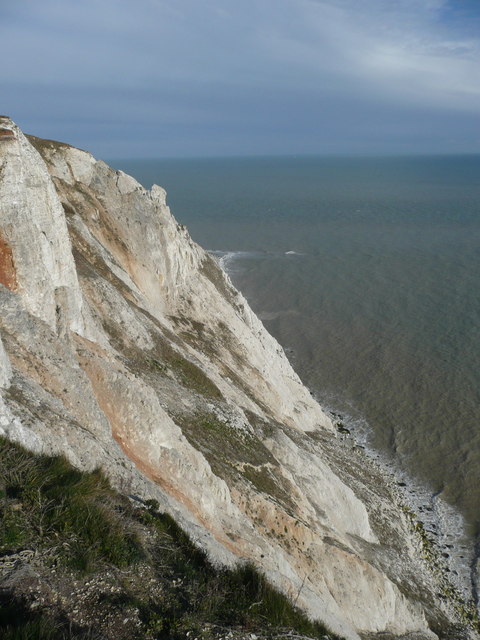 Slumping cliffs at Beachy Head © Russel Wills :: Geograph Britain and ...