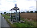 Bus shelter on the A169