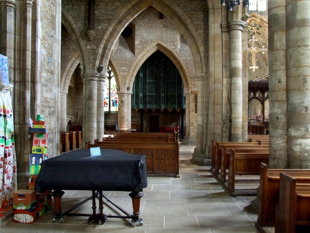 The Interior of the Church of St Mary and St Nicolas, Spalding