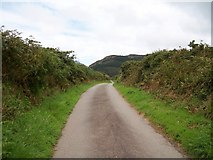 SH3137 : Country lane south of Hendre Farm by Eric Jones