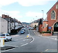 Caerleon Road climbs toward M4 junction 25, Newport