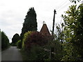 Oast house at Stockland Farm on Stockland Lane