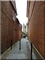 Looking down Church Passage towards St Andrew