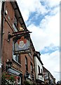 Pub sign in The Borough