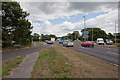 Roundabout on A31 east of Trickett