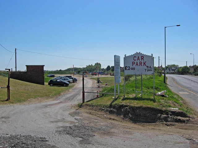 Car Park By The Seafront Off Dymchurch C P L Chadwick