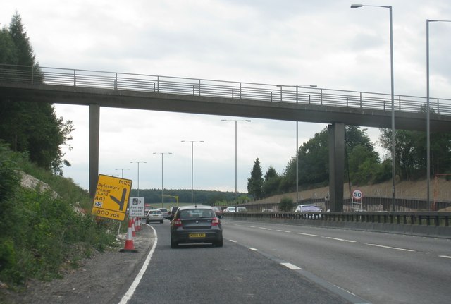 M25 north of Abbots Langley © Mr Ignavy cc-by-sa/2.0 :: Geograph ...