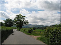 SO0726 : Taff Trail / B4558 with views to Pen-y-Fan by Gareth James