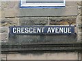 Old sign for Crescent Avenue